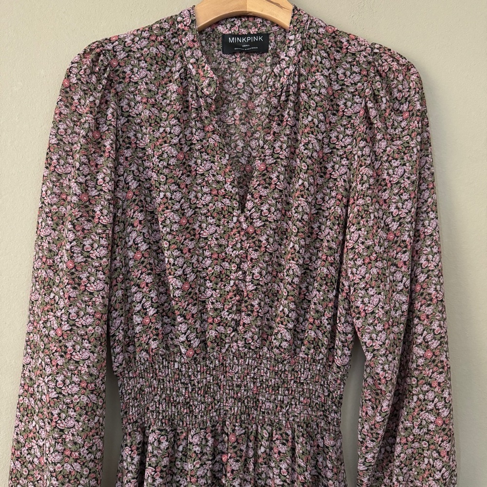 MINKPINK Safi Midi Dress Size S - Picture 3 of 7